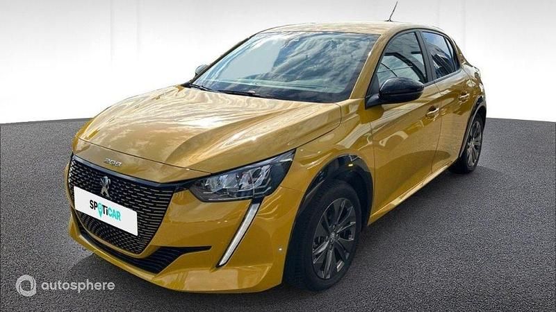 Jaune Occasion 2023 Peugeot e-208 Style Citadine | 17 380 € (Prix juste) - Image 1/4