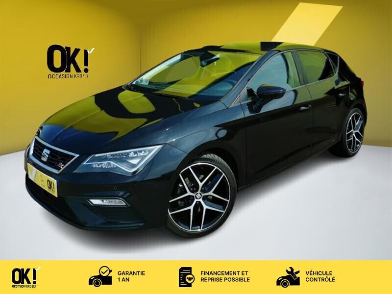 Noir Utilisé 2018 Seat Leon FR Berline | 14 989 € (Bon prix) - Image 1/4