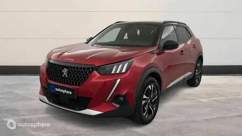 Rouge Utilisé 2021 Peugeot 2008 GT SUV | 17 199 € (Prix assez cher) - Image 1/4