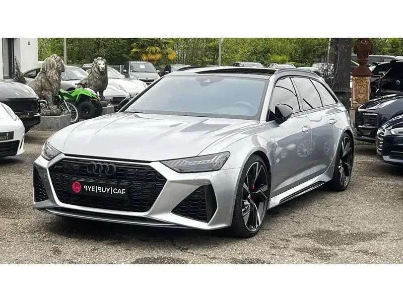 Gris Utilisé 2020 Audi RS6 Break | 96 990 € (Prix assez cher) - Image 1/4