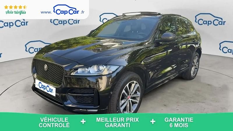 Noir Occasion 2017 Jaguar F-Pace R-Sport SUV | 19 200 € (Prix juste) - Image 1/4