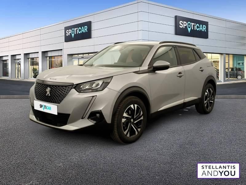 Gris Utilisé 2021 Peugeot 2008 Allure SUV | 17 290 € (Prix juste) - Image 1/4