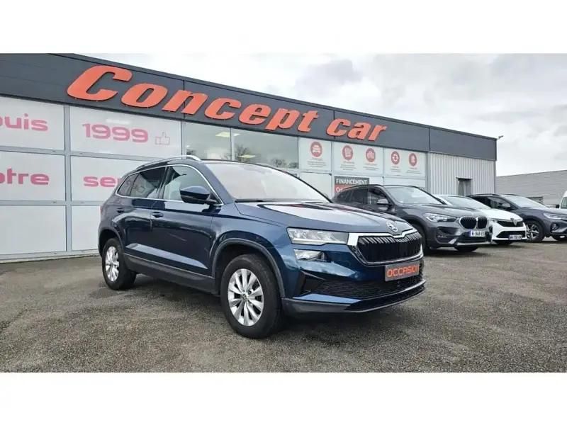 Bleu Utilisé 2023 Skoda Karoq Ambition SUV | 23 990 € (Prix juste) - Image 1/4