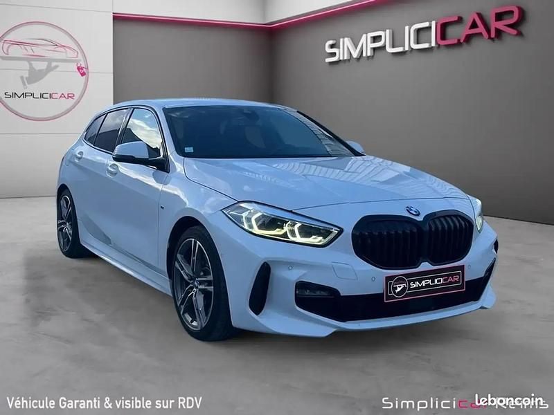 Blanc Utilisé 2021 BMW 120 M Sport Citadine | 28 480 € (Bon prix) - Image 1/4