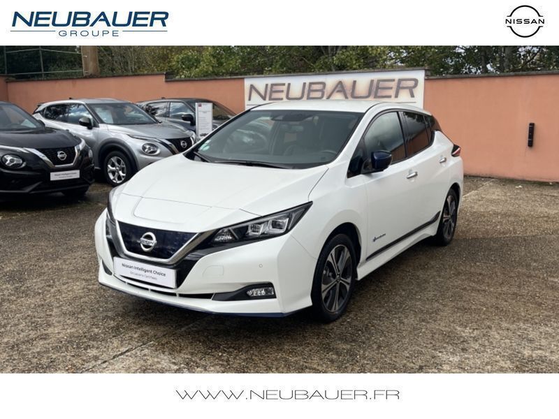 Blanc lunaire Utilisé 2019 Nissan Leaf Citadine | 17 490 € (Prix juste) - Image 1/4