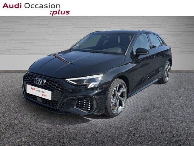 Noir mythe métallisé Utilisé 2023 Audi A3 S-Line | 32 900 € - Image 1/4