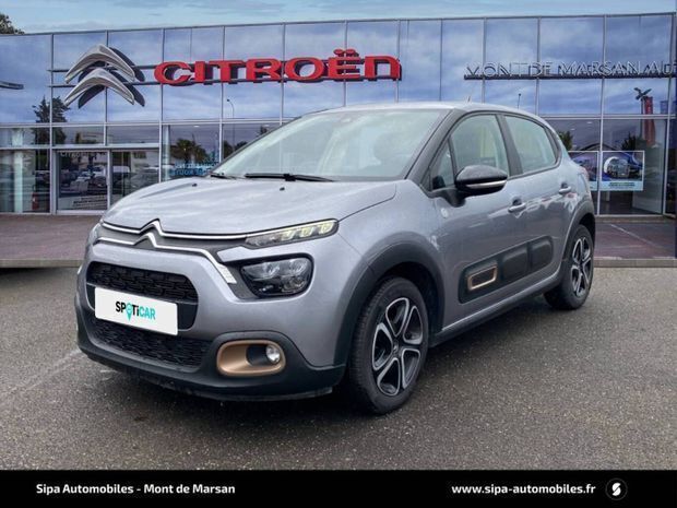 Gris Utilisé 2023 Citroën C3 PureTech Citadine | 10 490 € (Bon prix) - Image 1/4