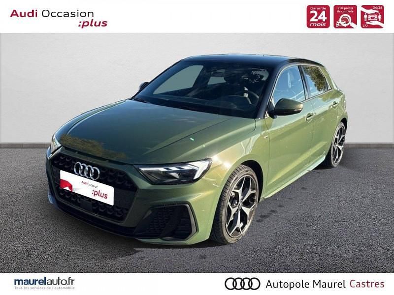 Vert district métallisé noir mythe métallisé Utilisé 2025 Audi A1 Sportback S-Line Citadine | 32 890 € (Prix assez cher) - Image 1/4