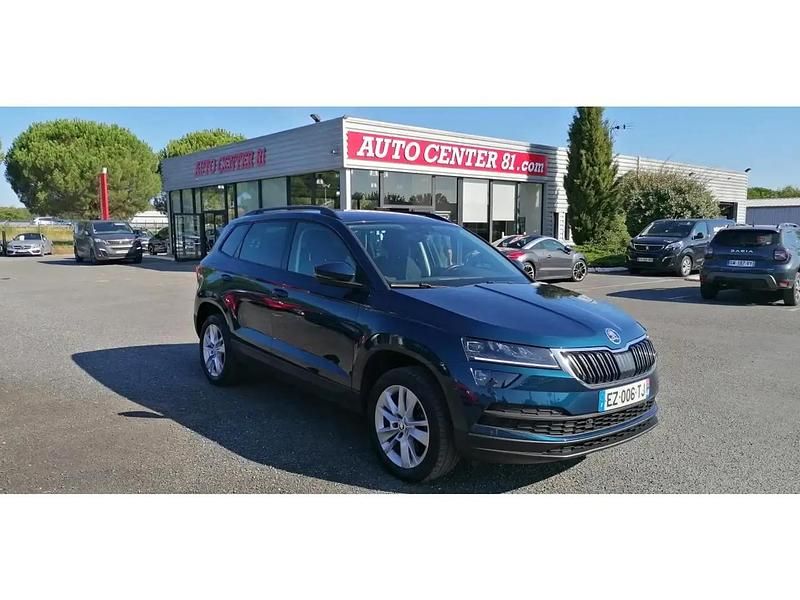 Bleu Utilisé 2018 Skoda Karoq Ambition SUV | 13 900 € (Prix juste) - Image 1/4