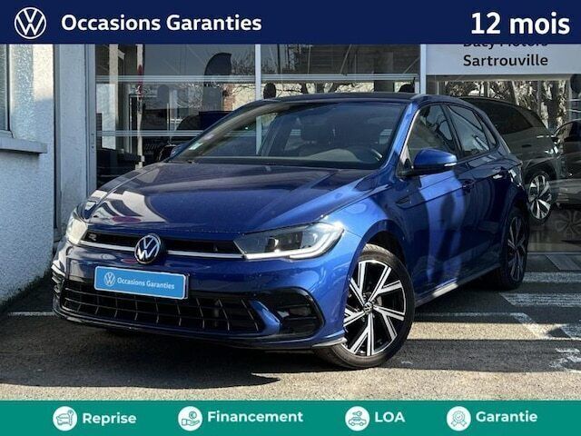 Bleu Utilisé 2022 VW Polo R-line | 21 390 € (Prix juste) - Image 1/4