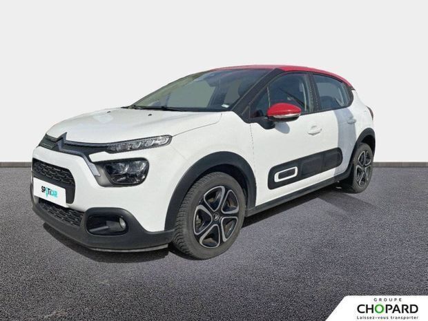Blanc Utilisé 2022 Citroën C3 Shine Citadine | 10 423 € (Prix juste) - Image 1/4