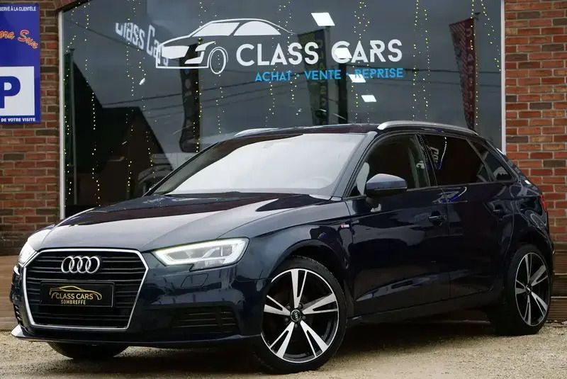 Bleu Utilisé 2019 Audi A3 Sportback S-Line Berline | 18 990 € (Bon prix) - Image 1/4