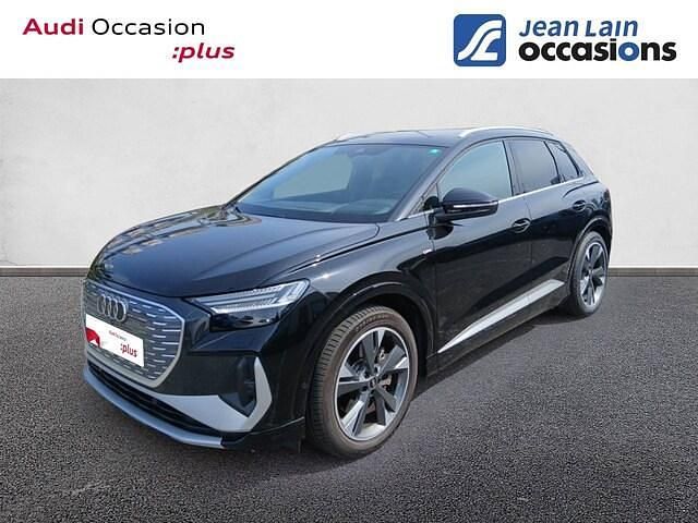 Noir mythe métallisé Utilisé 2023 Audi Q4 e-tron S-Line SUV | 40 390 € (Bon prix) - Image 1/4