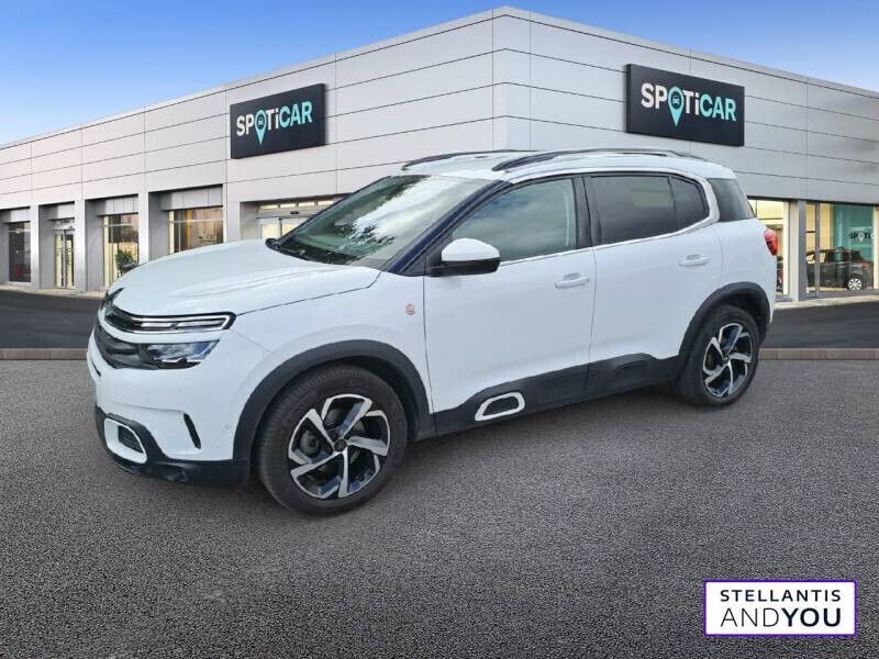 Blanc Utilisé 2021 Citroën C5 Aircross PureTech SUV | 18 490 € (Prix juste) - Image 1/4
