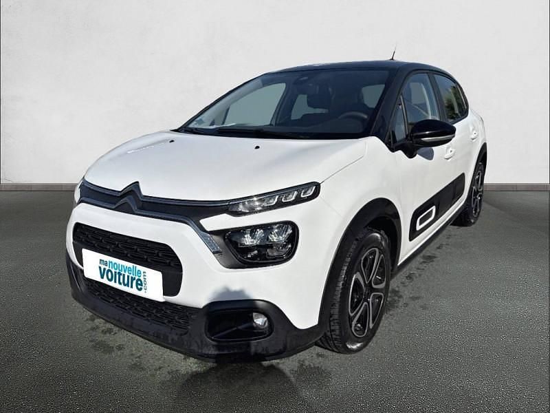 Blanc Utilisé 2022 Citroën C3 PureTech Citadine | 13 490 € (Prix cher) - Image 1/4
