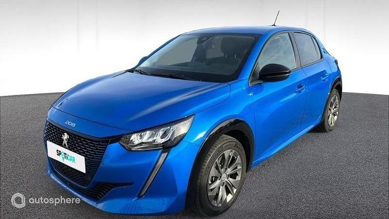 Bleu Occasion 2023 Peugeot e-208 Allure Citadine | 19 490 € (Prix juste) - Image 1/4