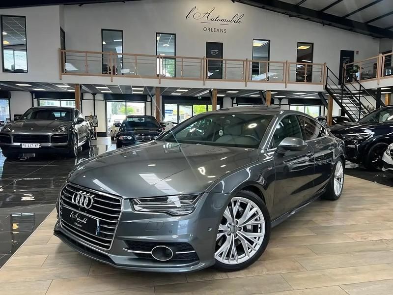 Gris Utilisé 2014 Audi A7 Sportback S-Line Citadine | 27 990 € - Image 1/4