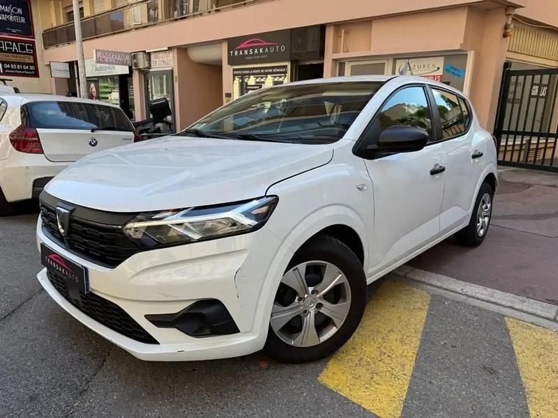 Blanc Utilisé 2022 Dacia Sandero Comfort Citadine | 8 490 € (Super prix) - Image 1/4