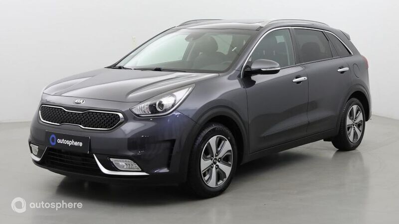 Gris galene Utilisé 2018 Kia Niro 4 SUV | 17 499 € (Prix juste) - Image 1/4