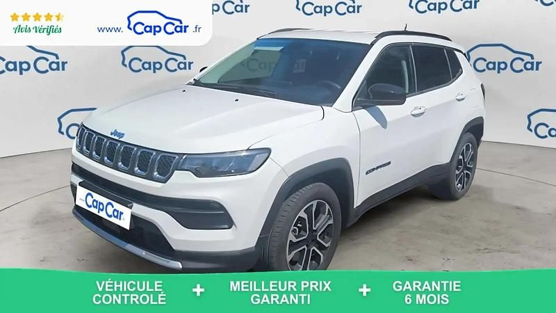 Blanc Utilisé 2022 Jeep Compass Trailhawk SUV | 24 420 € (Bon prix) - Image 1/4