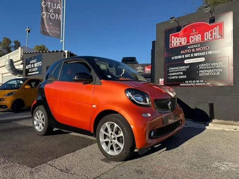 Occasion Smart ForTwo Coupé Passion 71 ch (52 kW) 2015 Orange Coupé