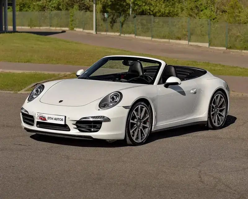 Blanc Utilisé 2013 Porsche 911 Carrera 4S Cabriolet Cabriolet | 108 500 € (Prix assez cher) - Image 1/4
