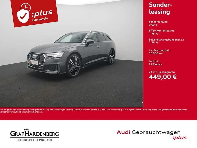 Gris Utilisé 2024 Audi A6 S-Line Break | 54 680 € (Prix assez cher) - Image 1/4