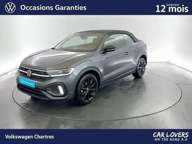 Gris cendre / capote noir Utilisé 2023 VW T-Roc Cabriolet Cabriolet | 29 970 € (Prix juste) - Image 1/4