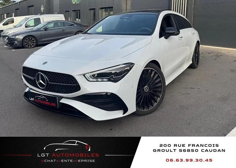Blanc Utilisé 2023 Mercedes CLA200 AMG line Coupé | 41 490 € (Prix cher) - Image 1/4
