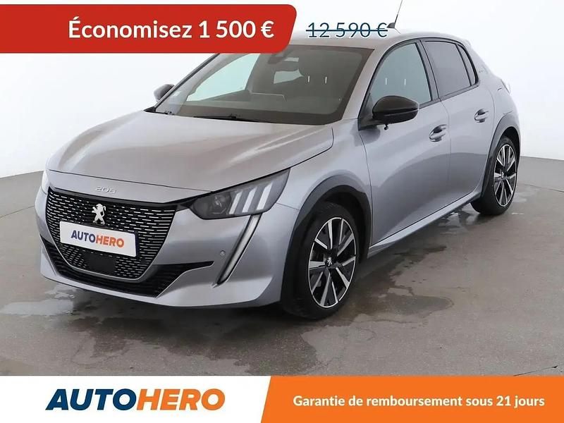 Gris Utilisé 2019 Peugeot 208 GT-line Citadine | 10 790 € (Bon prix) - Image 1/2