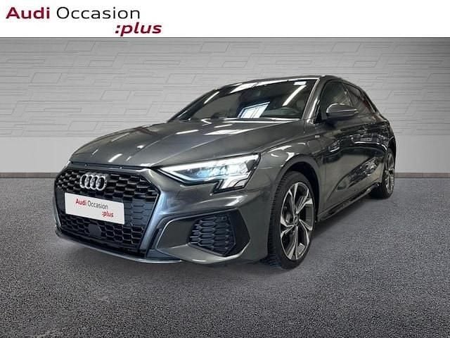 Gris daytona nacré Utilisé 2021 Audi A3 Sportback e-tron S-Line Citadine | 31 900 € (Prix juste) - Image 1/4