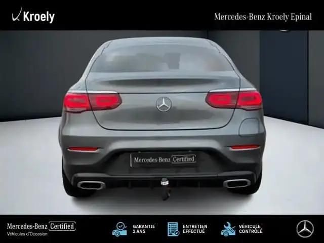Occasion Mercedes GLC300e AMG line 2022 Gris sélénite métallisé Coupé