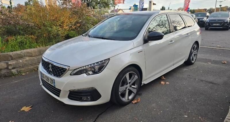 Blanc Utilisé 2020 Peugeot 308 GT-line Break | 10 990 € (Super prix) - Image 1/4