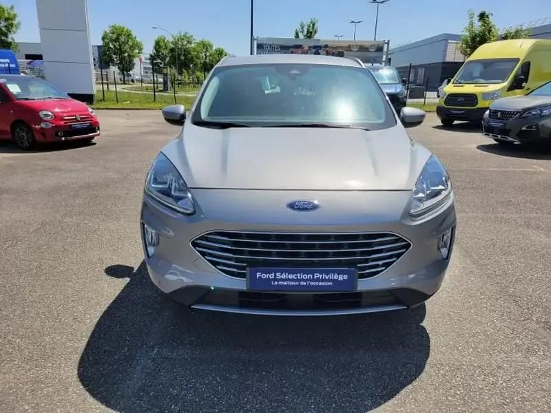 Gris Utilisé 2022 Ford Kuga Titanium SUV | 25 990 € (Prix juste) - Image 1/4