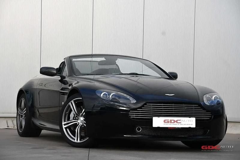 Noir Occasion 2009 Aston Martin V8 Vantage Cabriolet | 74 999 € - Image 1/4