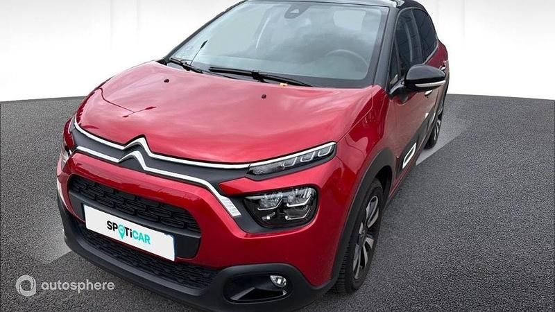 Rouge Occasion 2024 Citroën C3 PureTech Berline | 15 287 € (Prix assez cher) - Image 1/4