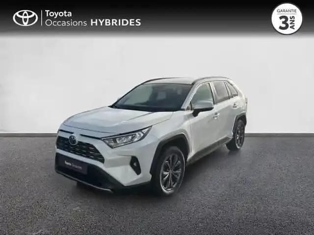 Nouvelle Toyota RAV4 Hybrid 2025 Blanc lunaire nacré SUV