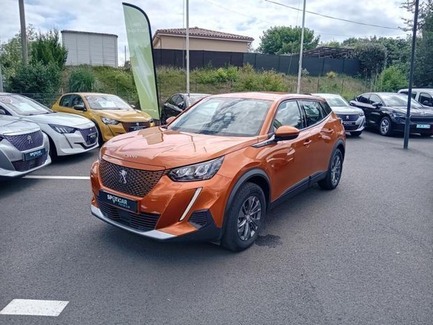 Orange Utilisé 2021 Peugeot e-2008 Allure SUV | 17 990 € (Prix juste) - Image 1/4