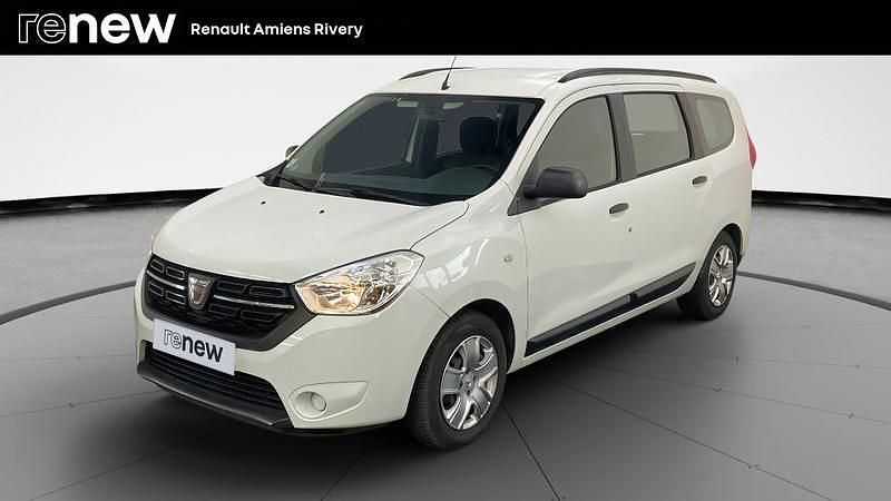 Blanc Utilisé 2018 Dacia Lodgy Monospace | 10 990 € (Super prix) - Image 1/4
