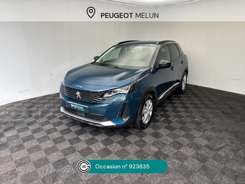 Bleu Utilisé 2021 Peugeot 3008 Style SUV | 17 480 € (Prix juste) - Image 1/4