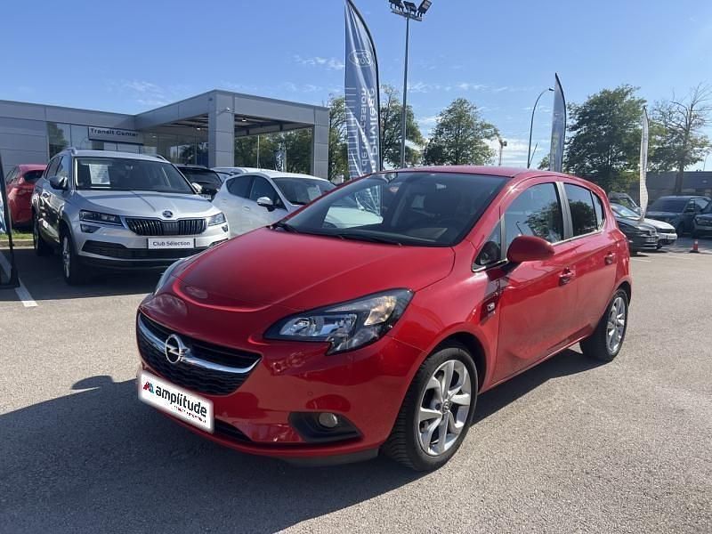 Rouge eclat Occasion 2018 Opel Corsa Excite Berline | 9 999 € (Prix juste) - Image 1/4