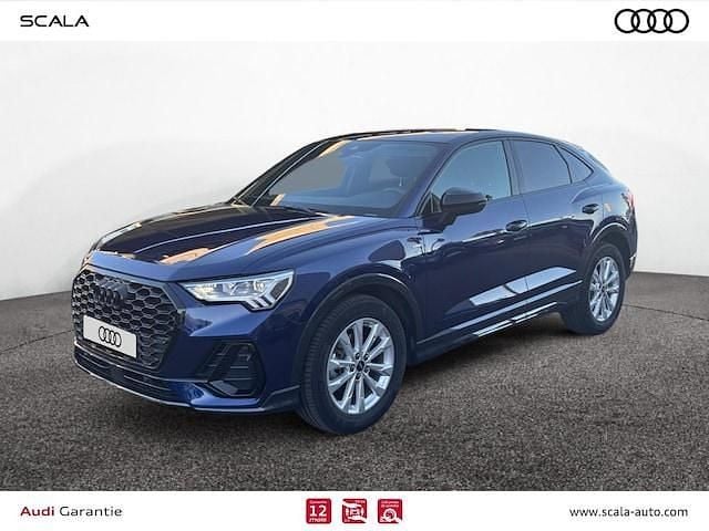 Bleu navarre métallisé Occasion 2025 Audi Q3 Sportback S-Line SUV | 44 990 € (Prix juste) - Image 1/4