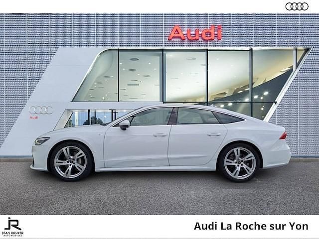 Occasion Audi A7 Sportback S-Line 204 ch (150 kW) 2022 Blanc glacier métallisé Citadine