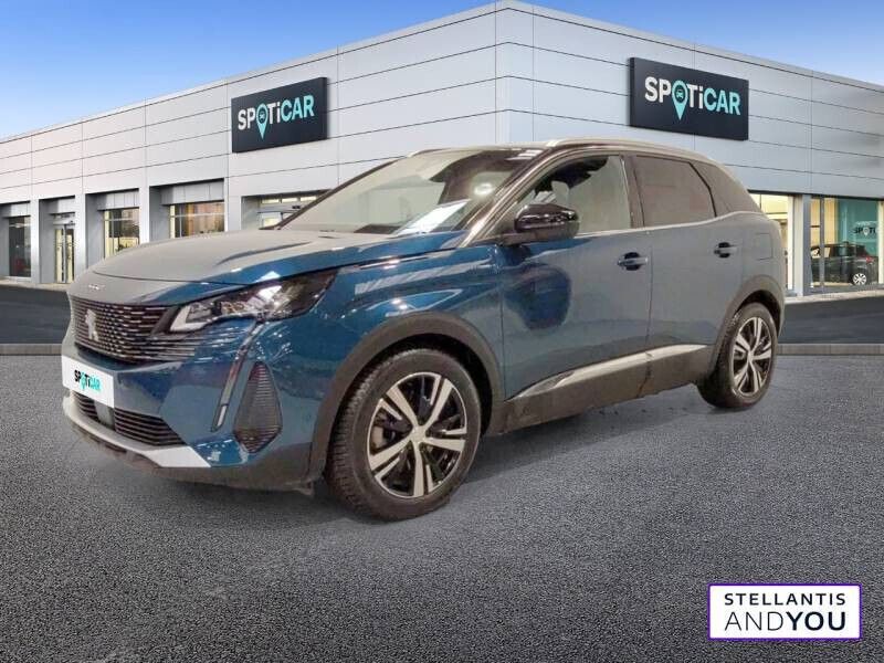 Vert Utilisé 2021 Peugeot 3008 GT | 23 390 € (Prix juste) - Image 1/4