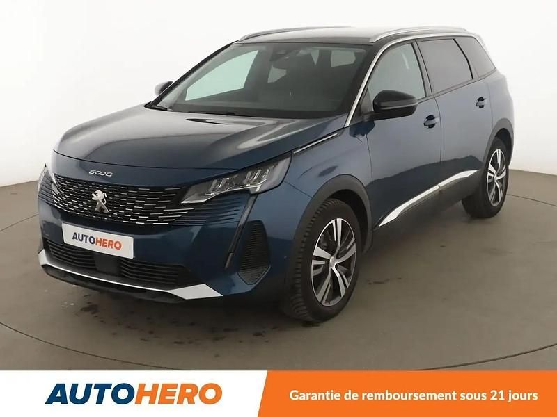 Bleu Utilisé 2022 Peugeot 5008 Monospace | 28 390 € (Prix assez cher) - Image 1/2