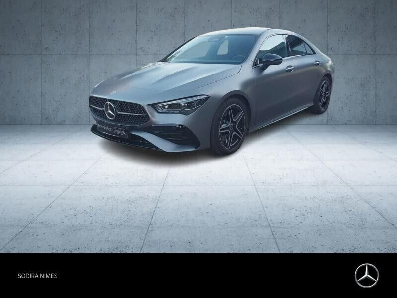 Gris montagne magno manufaktur Utilisé 2024 Mercedes CLA200 AMG line Berline | 40 490 € (Prix assez cher) - Image 1/4