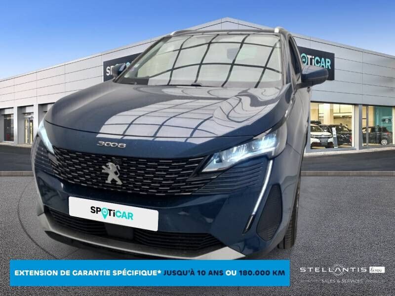 Bleu Utilisé 2021 Peugeot 3008 Allure | 20 990 € (Prix juste) - Image 1/4