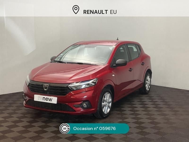 Rouge Utilisé 2021 Dacia Sandero Essentiel Citadine | 10 990 € (Bon prix) - Image 1/4