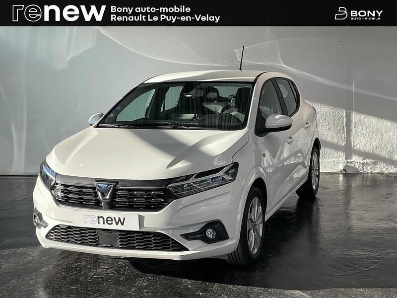 Blanc Utilisé 2021 Dacia Sandero Comfort Citadine | 12 490 € (Prix juste) - Image 1/4