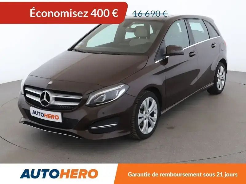 Brun Utilisé 2016 Mercedes B180 Monospace | 16 290 € (Super prix) - Image 1/2